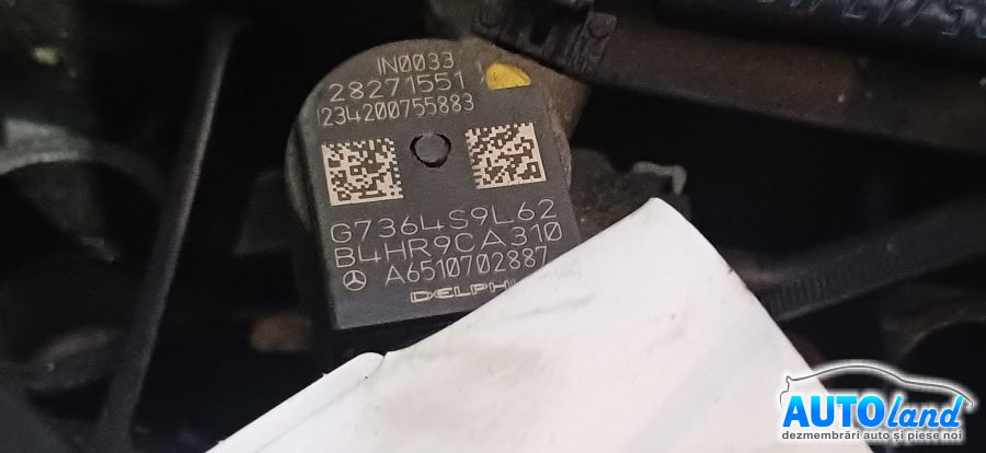 Injector MERCEDES-BENZ C-CLASS Cupe (CL204) 2007-2026 Cod A6510702887 