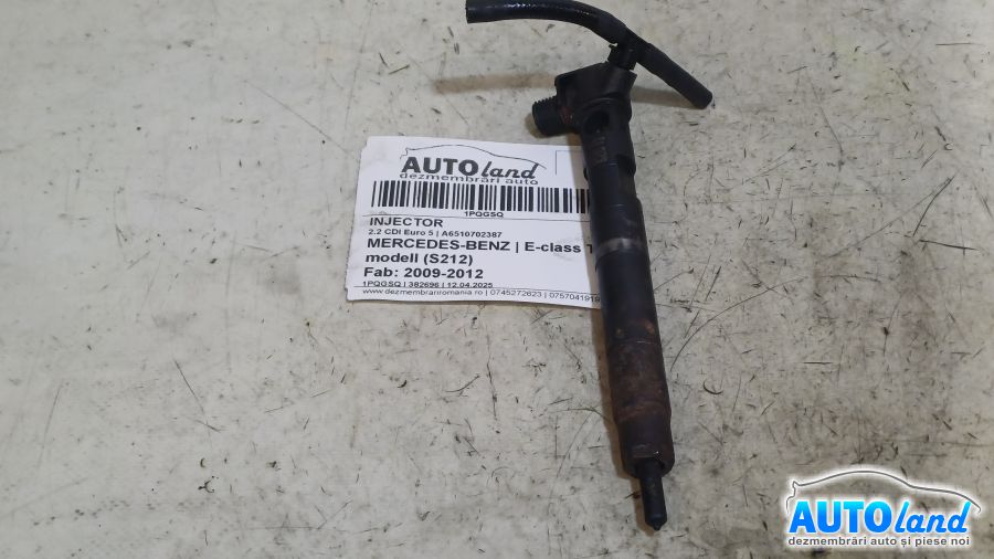 Injector MERCEDES-BENZ E-class T-modell (S212) 2009-2012 Cod A6510702387 