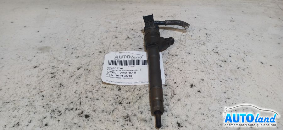 Injector OPEL VIVARO B 2014-2018 Cod 0445110414 
