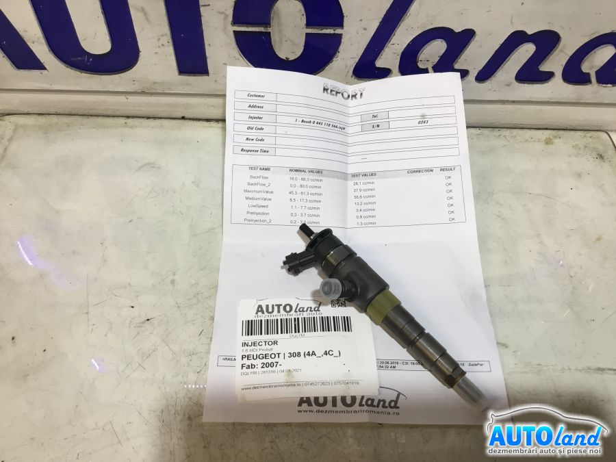 Injector PEUGEOT 308 (4A_,4C_) 2007-2025 Cod 0445110566 