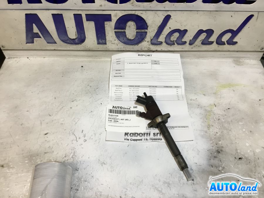 Injector PEUGEOT 407 (6D_) 2004-2026 Cod 0445110281 
