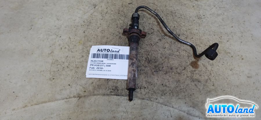 Injector PEUGEOT 508 2010-2025 Cod 9688438580 