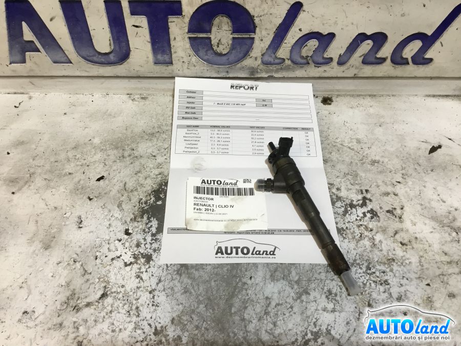 Injector RENAULT CLIO IV 2012-2025 Cod 0445110485 