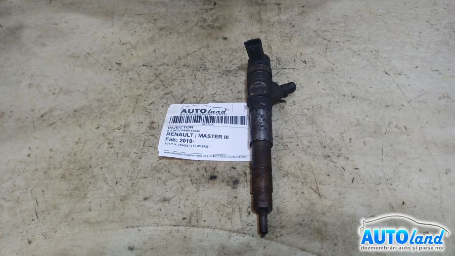 Injector RENAULT MASTER III 2010-2025 Cod 0445110634 