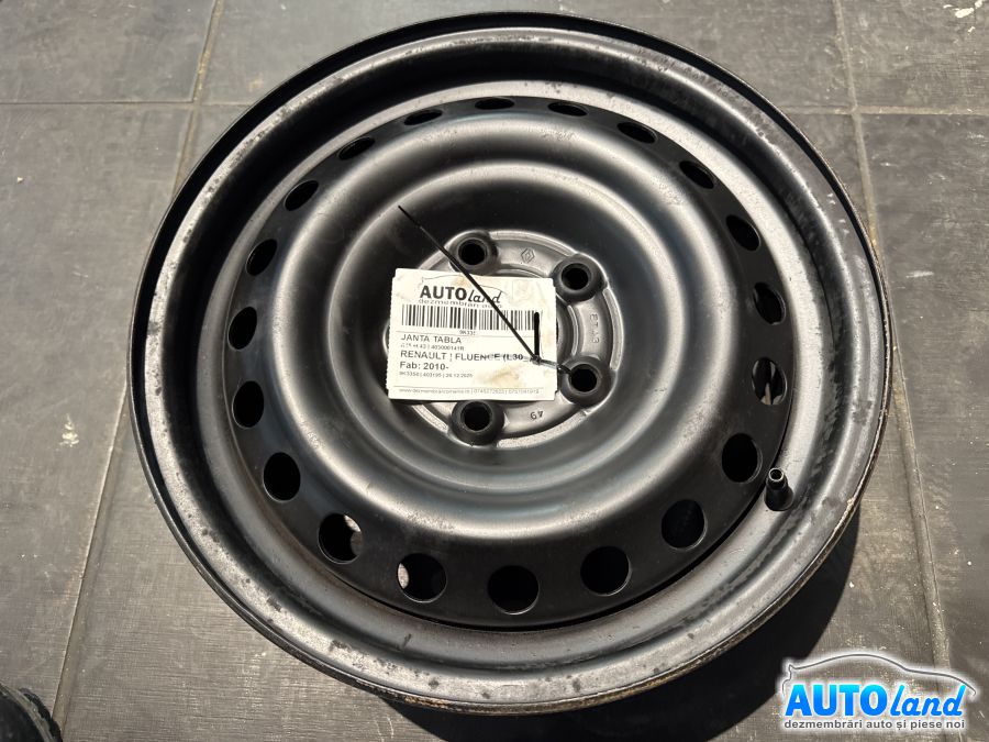 Janta Tabla RENAULT FLUENCE (L30_) 2010-2026 Cod 403000141R 