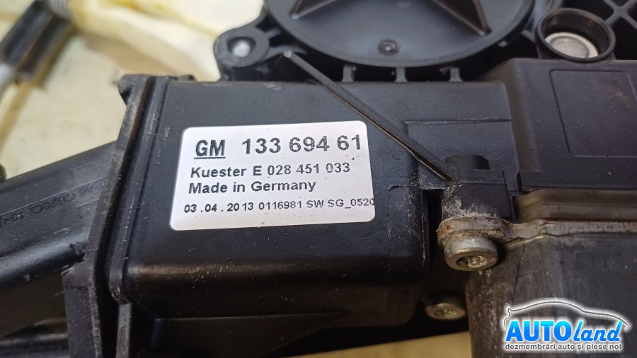 Macara Geam OPEL CASCADA (W13) 2013-2025 Cod 13369461 