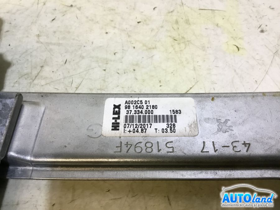 Macara Geam PEUGEOT 208 2012-2025 Cod 9816401780 