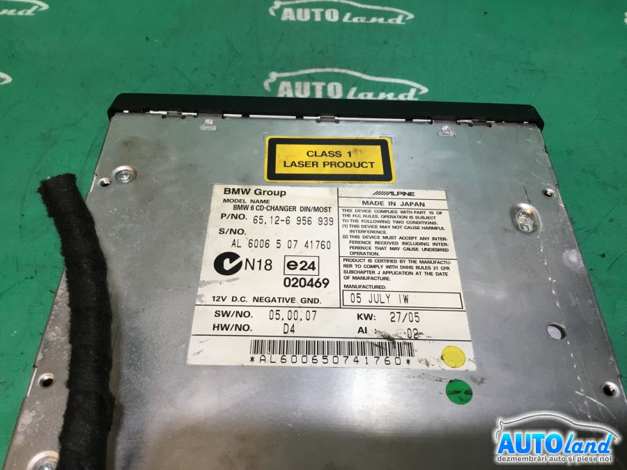 Magazie CD BMW 5 (E60) 2003-2025