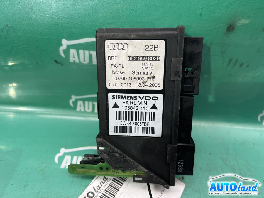 Modul electronic AUDI A4 (8E2,B6) 2000-2004 Cod 8E2959802B 