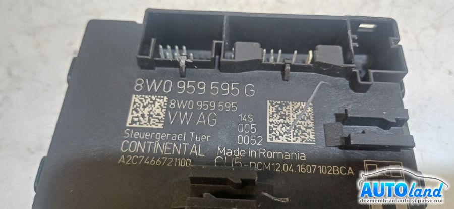 Modul Electronic AUDI A4 (B9 8W) 2015-2018 Cod 8W0959595G 