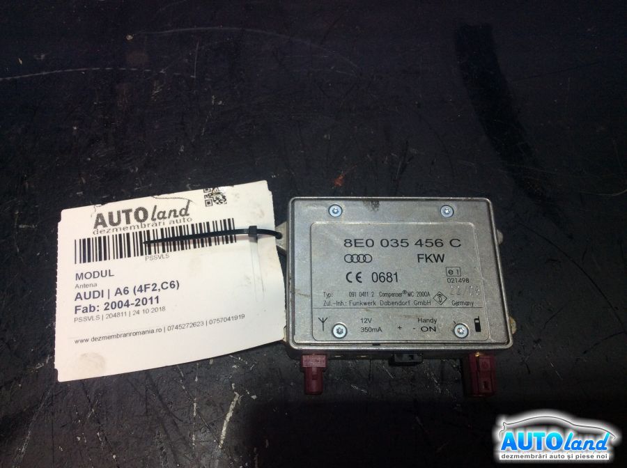 Modul electronic AUDI A6 (4F2,C6) 2004-2011 Cod 8E0035456C 