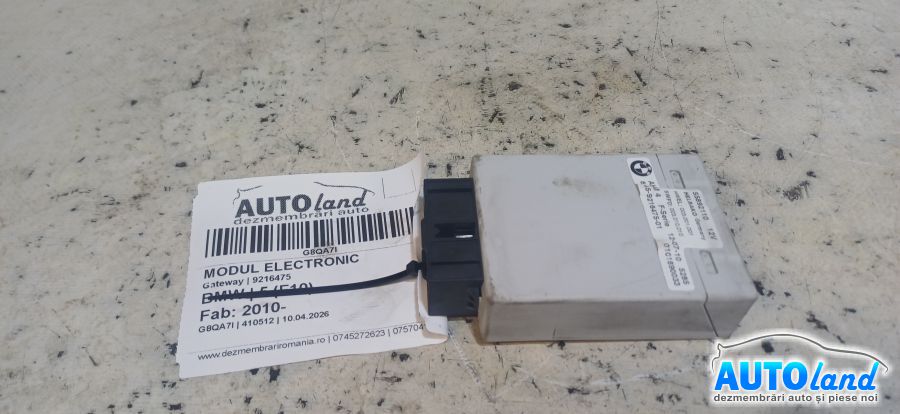 Modul Electronic BMW 5 (F10) 2010-2026 Cod 9216475 