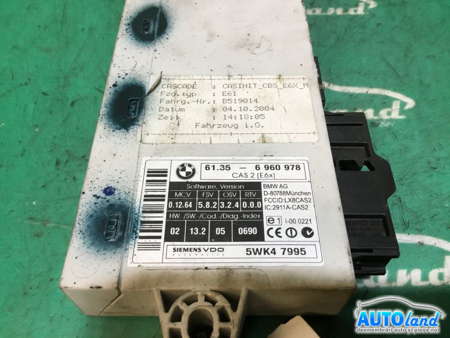 Modul electronic BMW 5 Touring (E61) 2004-2025 Cod 6960978 