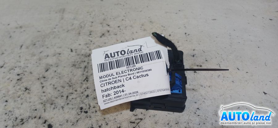 Modul Electronic CITROEN C4 Cactus hatchback 2014-2026 Cod 9811039380 