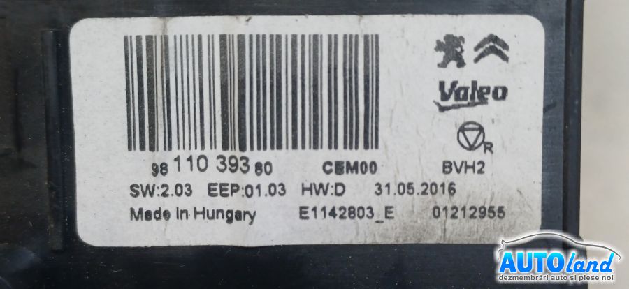 Modul Electronic CITROEN C4 Cactus hatchback 2014-2026 Cod 9811039380 