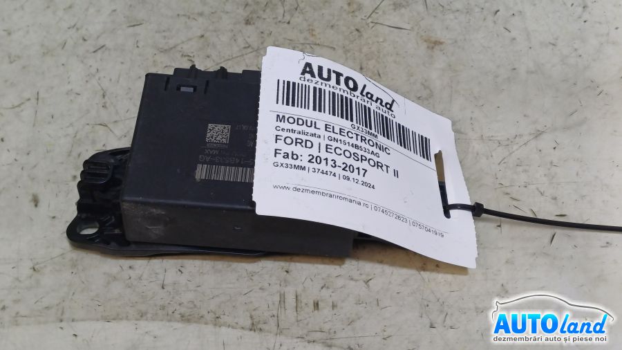 Modul Electronic FORD ECOSPORT II 2013-2017 Cod GN1514B533AG 
