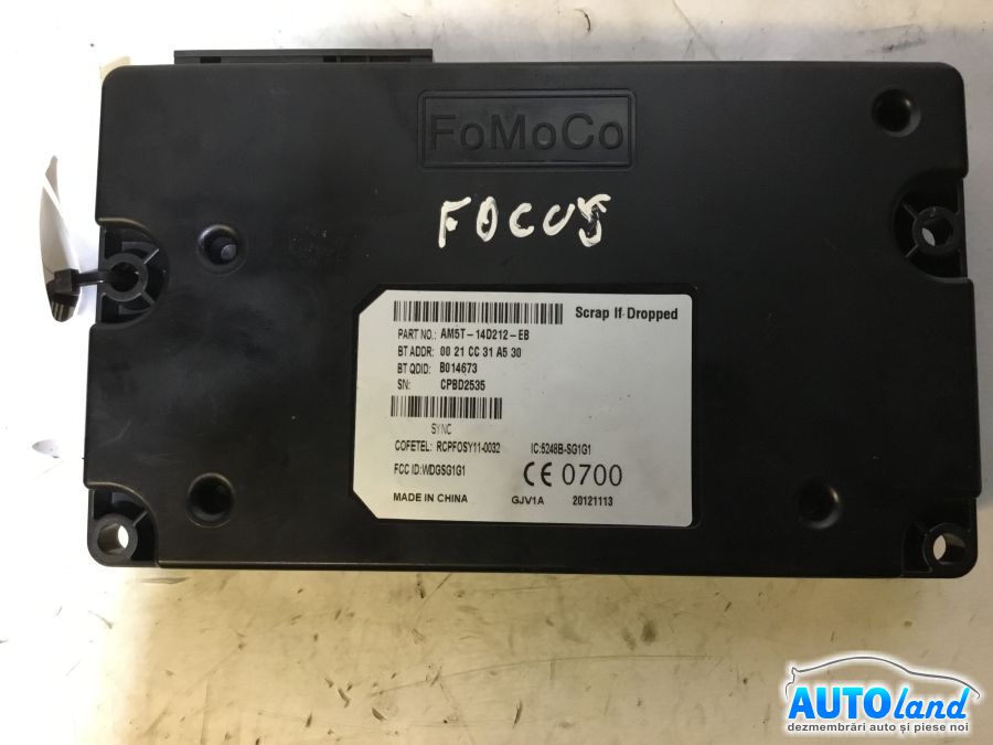 Modul Electronic FORD FOCUS III 2011-2025 Cod AM5T14D212EB 