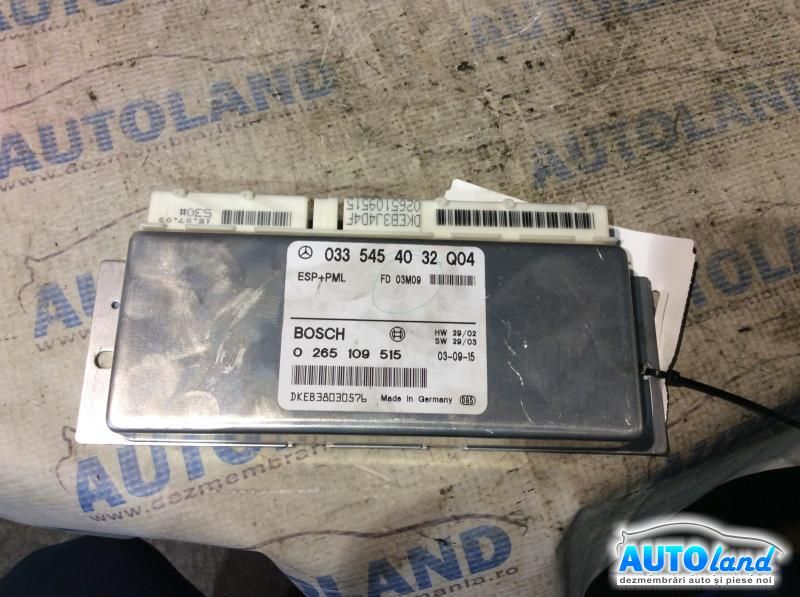 Modul electronic MERCEDES-BENZ E-CLASS (W211) 2002-2008 Cod 0265109515 