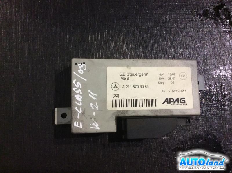 Modul electronic MERCEDES-BENZ E-CLASS (W211) 2002-2008 Cod 2118703085 