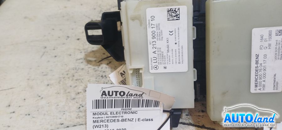 Modul Electronic MERCEDES-BENZ E-class (W213) 2016-2020 Cod A2139001710 