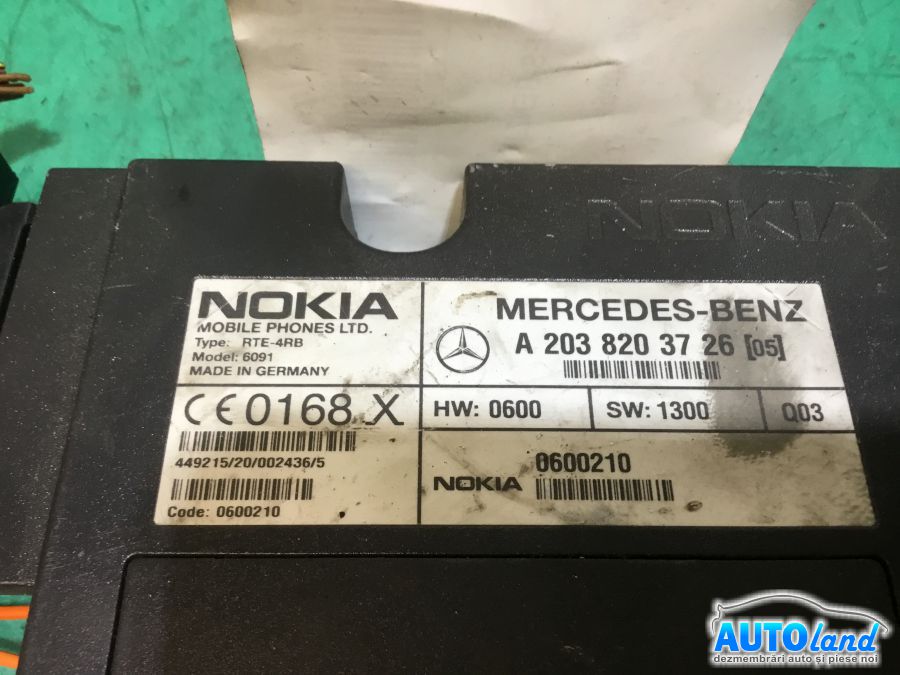 Modul electronic MERCEDES-BENZ S-CLASS (W220) 1998-2005 Cod A2038203726 