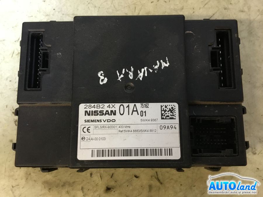Modul Electronic NISSAN NAVARA (D40) 2004-2025 Cod 284B24X 