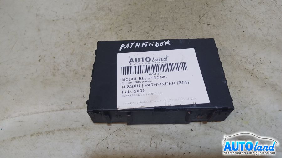 Modul Electronic NISSAN PATHFINDER (R51) 2005-2025 Cod 284B2EB30A 