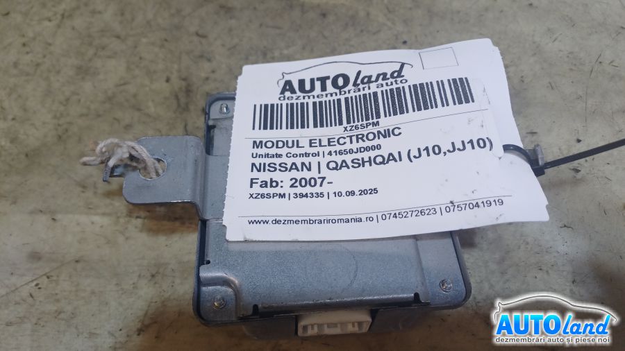 Modul Electronic NISSAN QASHQAI (J10,JJ10) 2007-2025 Cod 41650JD000 