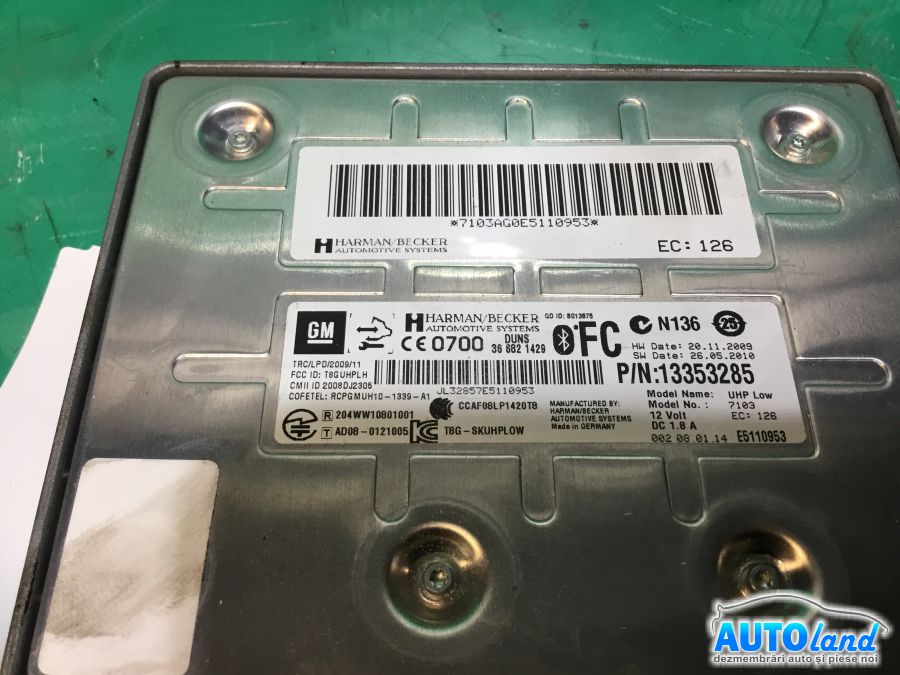 Modul electronic OPEL ASTRA J combi 2009-2025 Cod 13353285 