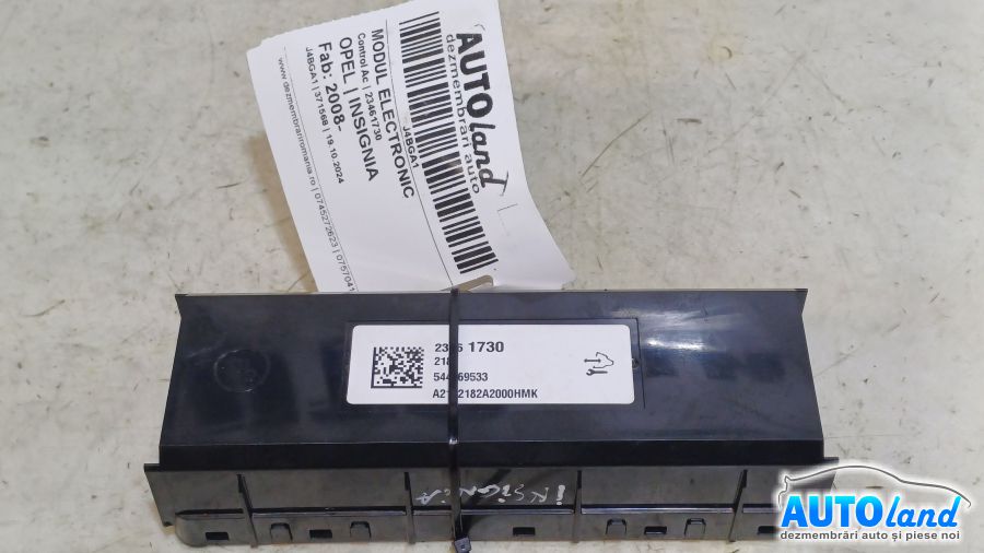 Modul Electronic OPEL INSIGNIA 2008-2025 Cod 23461730 
