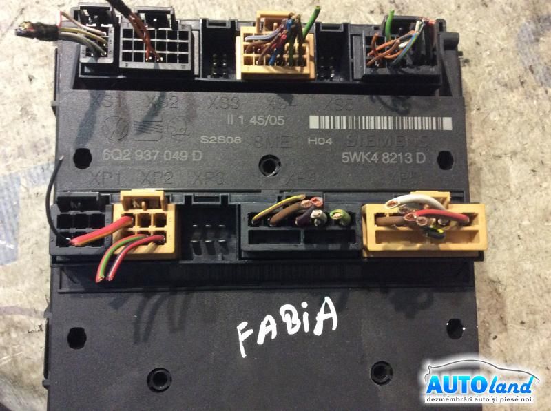 Modul electronic SKODA FABIA (6Y2) 1999-2025 Cod 6Q2937049D 