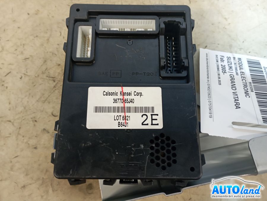 Modul Electronic SUZUKI GRAND VITARA 2005-2025 Cod 3677065J40 