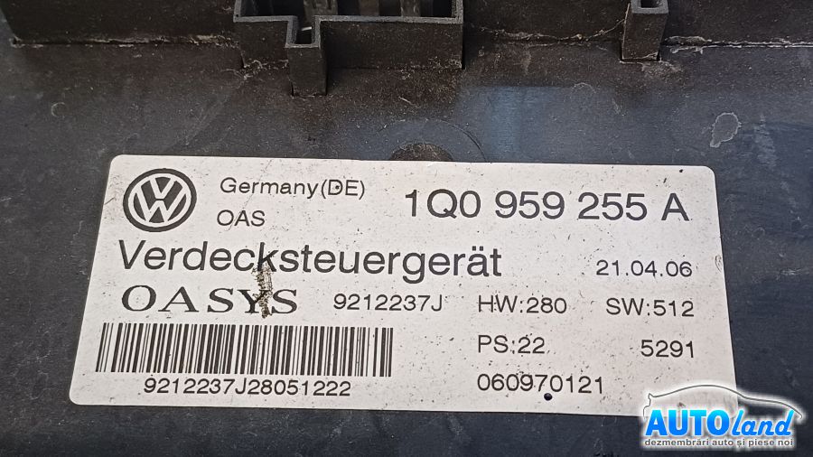 Modul electronic VOLKSWAGEN EOS (1F7,1F8) 2006-2010 Cod 1Q0959255A 