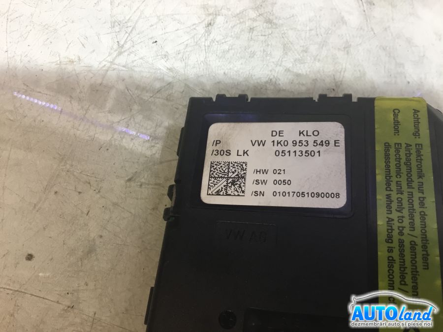 Modul electronic VOLKSWAGEN GOLF V (1K1) 2003-2025 Cod 1K0953549E 