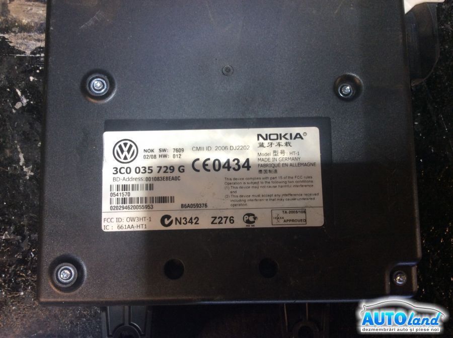 Modul electronic VOLKSWAGEN PASSAT (3C2) 2005-2026 Cod 3C0035729G 