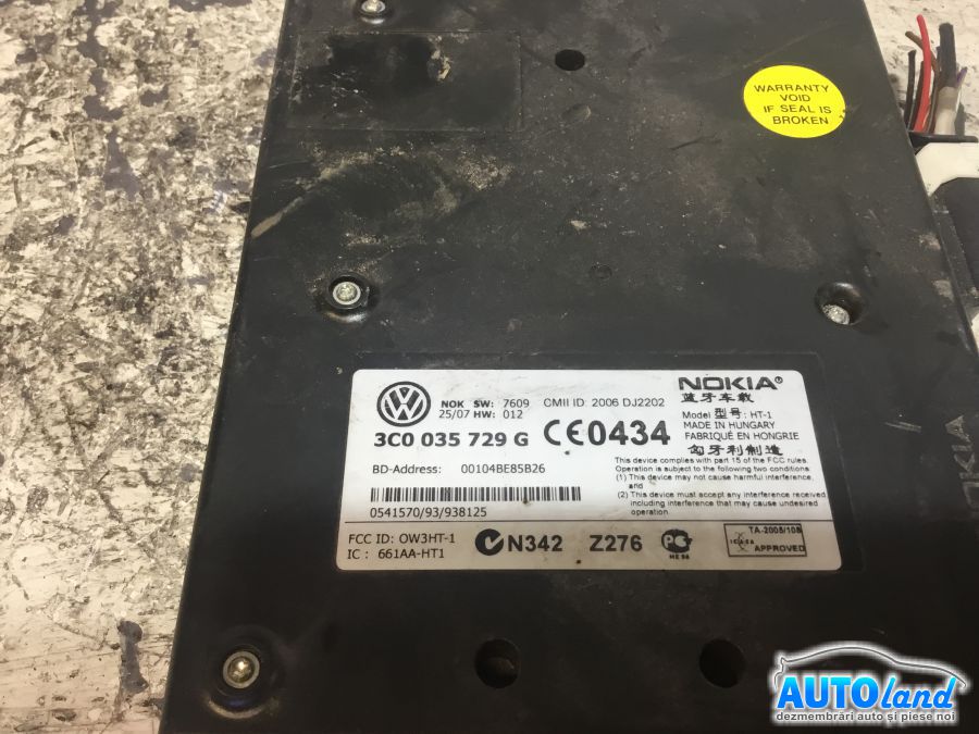 Modul electronic VOLKSWAGEN PASSAT (3C2) 2005-2025 Cod 3C0035729G 