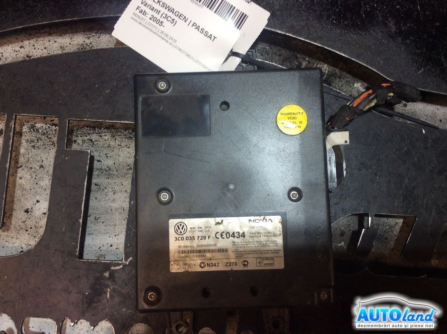 Modul electronic VOLKSWAGEN PASSAT Variant (3C5) 2005-2025 Cod 3C0035729F 
