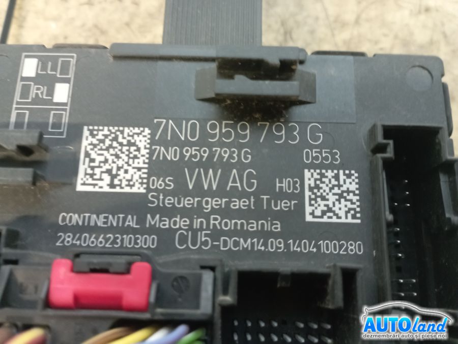 Modul Electronic VOLKSWAGEN SHARAN (7N) 2010-2025 Cod 7N0959793G 