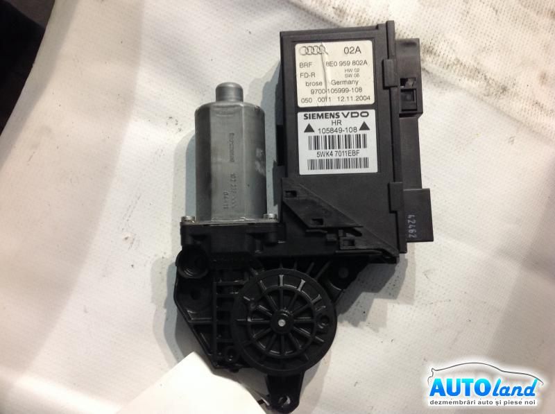 Motoras Macara AUDI A4 (8E2,B6) 2000-2004 Cod 8E0959802A 