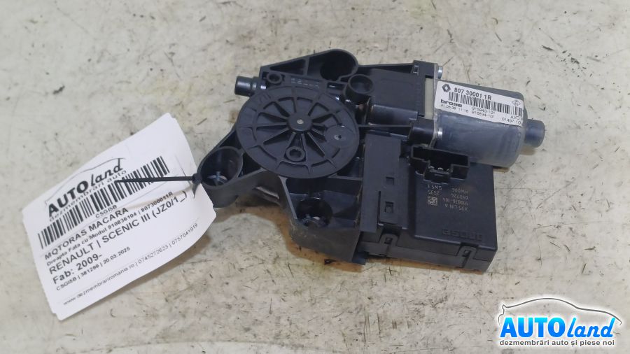 Motoras Macara RENAULT SCENIC III (JZ0/1_) 2009-2025 Cod 807300011R 