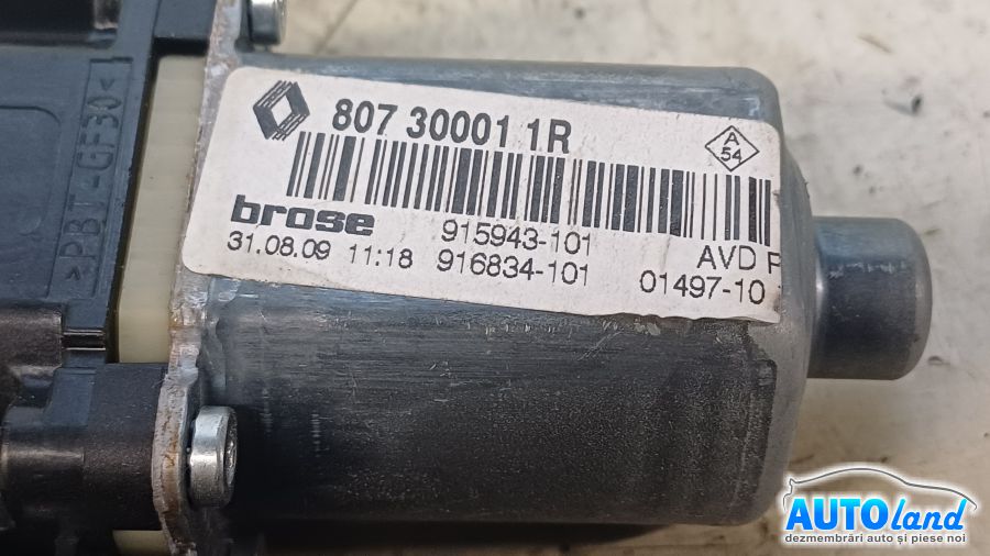 Motoras Macara RENAULT SCENIC III (JZ0/1_) 2009-2025 Cod 807300011R 