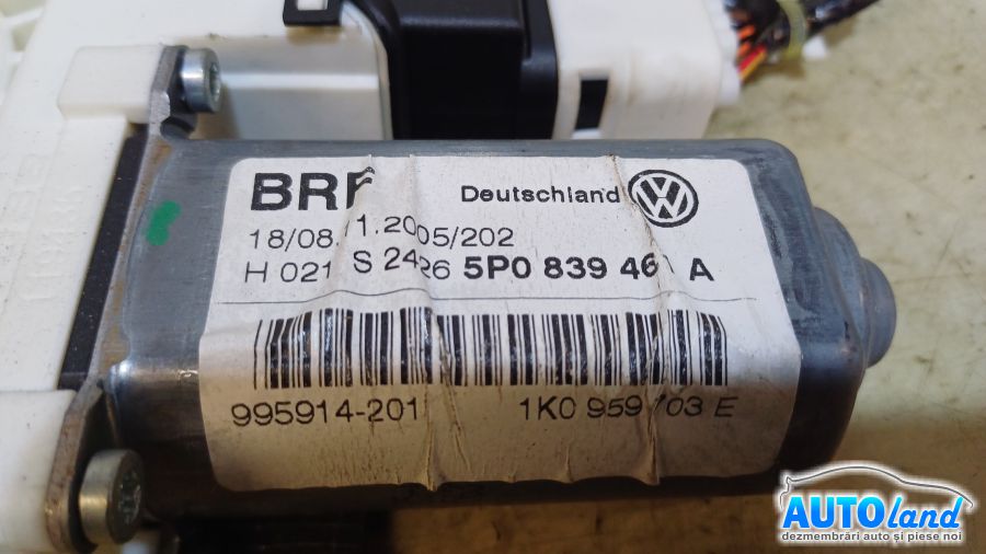 Motoras Macara SEAT TOLEDO III (5P2) 2004-2009 Cod 5P0839461A 