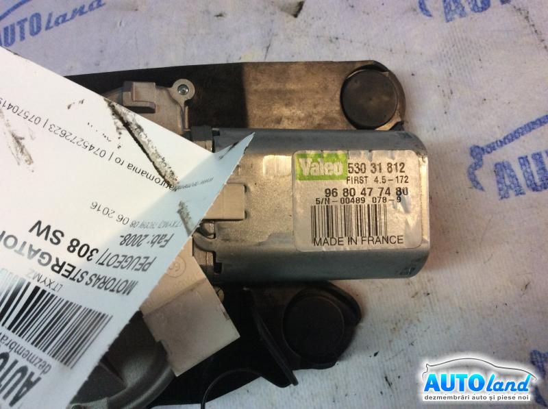 Motoras Stergator Spate PEUGEOT 308 SW 2008-2025 Cod 9680477480 