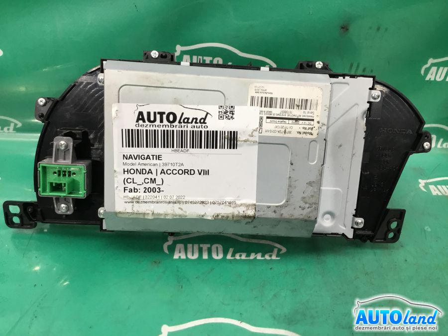 Navigatie HONDA ACCORD VIII (CL_,CM_) 2003-2025 Cod 39710T2A 