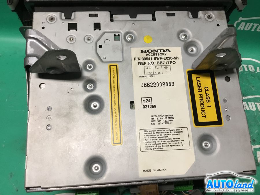 Navigatie HONDA CR-V III 2007-2025 Cod BB717P0 