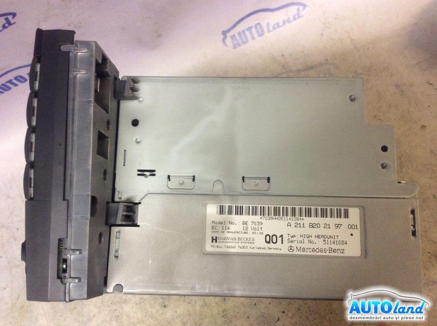 Navigatie MERCEDES-BENZ E-CLASS (W211) 2002-2008 Cod 51141084 