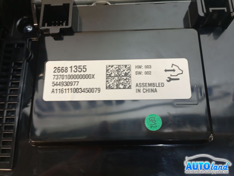 Navigatie OPEL Insignia Country Tourer (A, facelift 2013) 2013-2017 Cod 26681355 