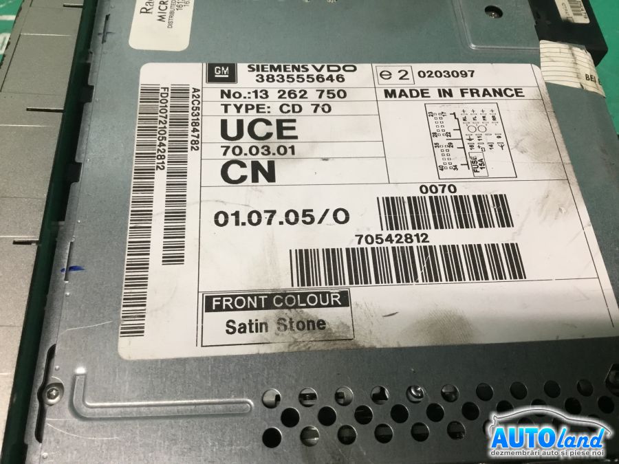 Navigatie OPEL VECTRA C 2002-2025 Cod 383555646 