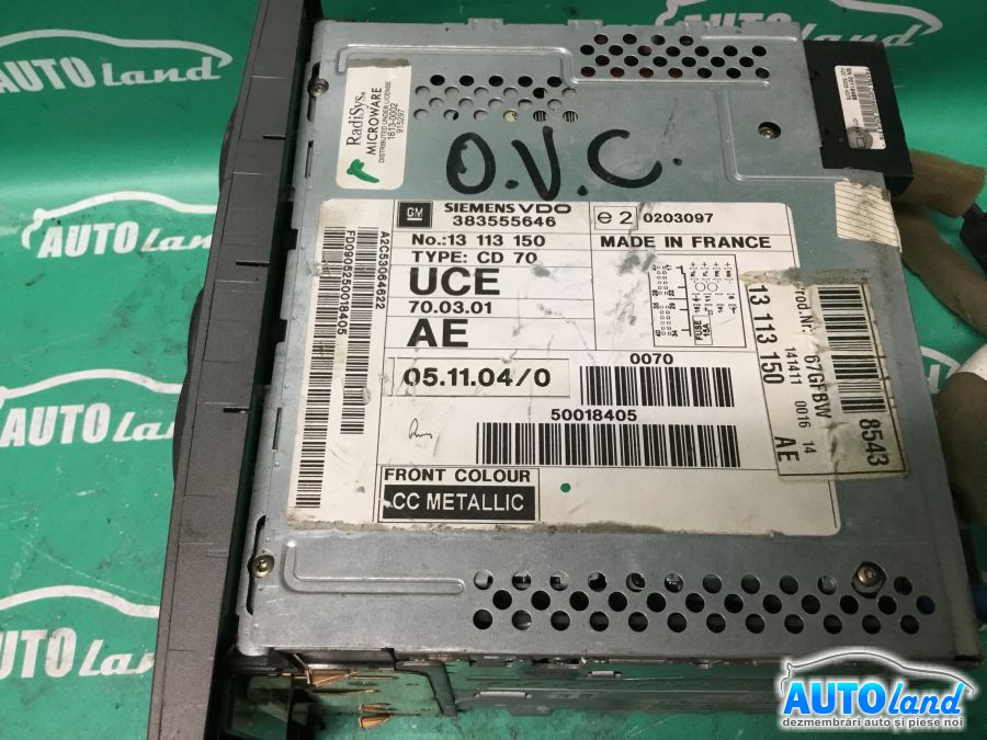 Navigatie OPEL VECTRA C 2002-2025 Cod 383555646 