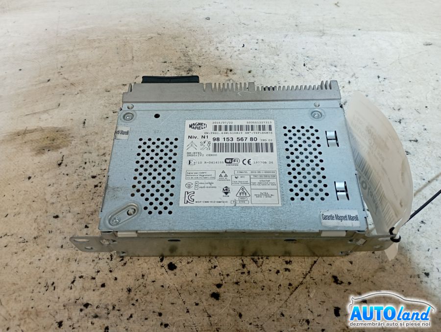 Navigatie PEUGEOT 508 2010-2026 Cod 9815356780 